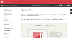 Desktop Screenshot of book.cakephp.org